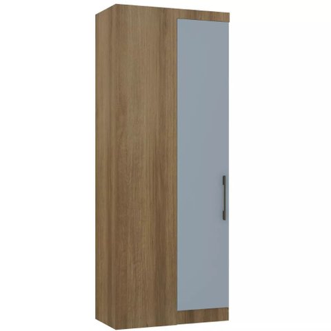 Guarda-roupa Canto Reto Modulado 1 Porta Paris Luciane