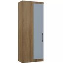 Ver imagem 1 de Guarda-roupa Canto Reto Modulado 1 Porta Paris Luciane