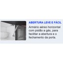 Ver mais imagens de Cozinha Compacta em Aço 4 Peças 11 Portas 2 Gavetas Paneleiro Para Forno em Aço Florença Itatiaia