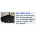 Ver imagem 7 de Cozinha Compacta em Aço 4 Peças 11 Portas 2 Gavetas Paneleiro Para Forno em Aço Florença Itatiaia