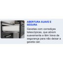 Ver imagem 6 de Cozinha Compacta em Aço 4 Peças 11 Portas 2 Gavetas Paneleiro Para Forno em Aço Florença Itatiaia