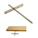 Ver imagem 1 de Suporte Interno Prateleira Fixação Invisível T 25cm Zinco