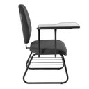 Ver imagem 5 de Cadeira Universitária Diretor com Porta Livros Metal Wood Design Preto