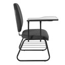 Ver imagem 5 de Cadeira Universitária Diretor com Porta Livros Metal Wood Design