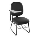 Ver imagem 1 de Cadeira Universitária Diretor com Porta Livros Metal Wood Design