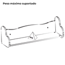 Ver imagem 4 de Prateleira Decorativa Nicho Infantil Mdf 91x30 Cm Branco Arly