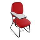 Ver imagem 7 de Cadeira Universitária Diretor com Porta Livros Metal Wood Design Vermelho