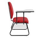 Ver imagem 5 de Cadeira Universitária Diretor com Porta Livros Metal Wood Design Vermelho