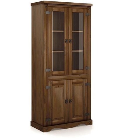 Estante 04 Portas Imperial Móveis Mpo - Imbuia Fosco