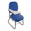 Ver imagem 7 de Cadeira Universitária Diretor com Porta Livros Metal Wood Design Azul