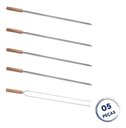 Ver imagem 2 de Kit 5 Espetos para Churrasco 85cm Aço Inox Kort
