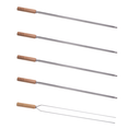 Ver imagem 1 de Kit 5 Espetos para Churrasco 85cm Aço Inox Kort