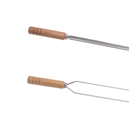 Kit 5 Espetos para Churrasco 85cm Aço Inox Kort - 3