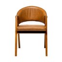 Ver imagem 2 de Kit 8 Cadeiras Sala de Jantar Premium com Braço Madeira Maciça Corino Movellu Home