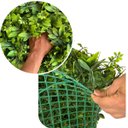 Ver imagem 5 de 19 Tapetes de Folhagens Artificiais Premium para Parede 3D Jardim Vertical e Muro Verde Decorativo