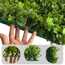 Ver imagem 1 de 19 Tapetes de Folhagens Artificiais Premium para Parede 3D Jardim Vertical e Muro Verde Decorativo