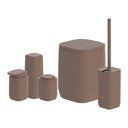 Ver imagem 1 de Kit de Banheiro Completo com Lixeira de Piso/Parede ou 6 Peças Linha Aura