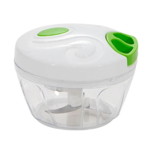 Mini Processador Triturador de Alimentos com 3 Lâminas 500ml:branco