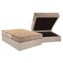 Ver imagem 1 de Conjunto Box Baú Casal: Colchão Espuma Paropas Compact Ag 65 / D28 Royalle Clean + Base Crc Suede