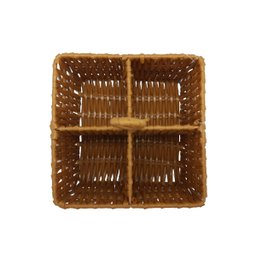 PORTA TALHERES QUADRADO ARTESANAL 20x15x15cm LEAO PRIMO - 2 PORTA TALHERES QUADRADO ARTESANAL 20x15x15cm LEAO PRIMO - 2