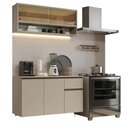 Ver imagem 2 de Armário de Cozinha Compacta 120 Cm Suspensa Nice Madesa 03 Crema