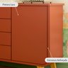 Cômoda Infantil E-galaxy 4 Gavetas 1 Porta Espresso Móveis - 7