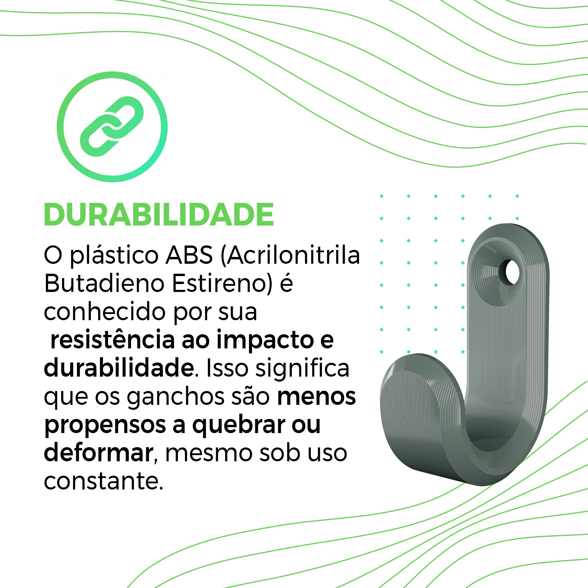 Cabide Multiuso: Suporte de Parede, para Bolsa, Mochila, Multiuso, Organizador, Jaqueta -cinza - 5