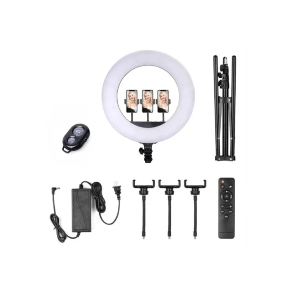 Ring Light 14 Polegadas Ring Light Pro 14 Polegadas (36 CM) com Botões Touch Screen Tripé 2M ...