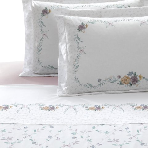 Jogo Cama Queen Döhler 200 Fios Rubi Leonor