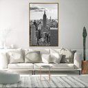 Ver imagem 3 de Quadro Decorativo Estado do Império Vertical Com Moldura e Sem Vidro 100x160