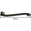 Ver imagem 2 de Bica Horizontal Longa Monocomando Preto Fosco 24 Cm - Jr6894309 Hidroshop