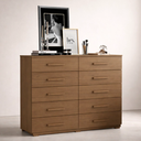 Ver imagem 1 de Cômoda Quarto Moderna 8 Gavetas - Atacama