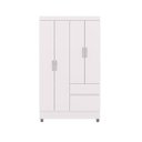 Ver imagem 2 de Guarda-roupa 4 Portas 2 Gavetas Ideal Plus Branco - Vila Rica
