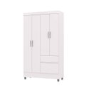 Ver mais imagens de Guarda-roupa 4 Portas 2 Gavetas Ideal Plus Branco - Vila Rica