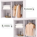 Ver imagem 6 de Guarda-roupa 4 Portas 2 Gavetas Ideal Plus Branco - Vila Rica