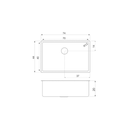 Ver imagem 2 de Cuba Quadrum Inox C/ Acessorios Tabua / Dosador de Sabão/ Cesto e Lixeira de Embutir - Tramontina