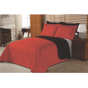 Ver imagem 1 de Cobre Leito Solteiro Dupla Face 2 Pçs Florença:vermelho