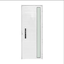 Ver imagem 4 de Porta de Giro Alumínio Branco Lambril C/visor Lateral Px 40cm Maxx