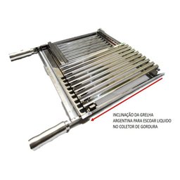 Grelha para Churrasco Mista Argentina com Uruguaia 45cm - 4