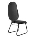 Ver imagem 2 de Cadeira Escritório Interlocutor Base Fixa Sky Metal Wood Design