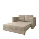 Ver imagem 4 de Sofá Cama 2 Lugares Casal 1,50 Mts Chenile Prince Luma Matri Cor:Chenile Marrom