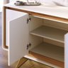 Buffet Aparador 4 Portas Channel - Off White com Nature - 3