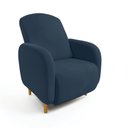 Ver imagem 1 de Poltrona Amamentação Madeira Jhessy Suede D03 - D'rossi