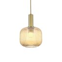 Ver imagem 1 de Lustre Pendente Nordecor Canne Oni 2915 Ouro Champagne E27 Bivolt