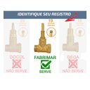Ver imagem 3 de Acabamento Quadrado em Metal Cromado 1/2 e 3/4 Fabrimar