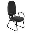 Ver imagem 7 de Cadeira Escritório Interlocutor Base Fixa Sky Metal Wood Design