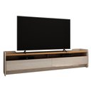 Ver imagem 1 de Rack para Tv 1.8 Sublime Off White com Naturale - Gelius Móveis