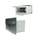 Ver imagem 2 de Caixa de Correio Frente Inox Escovado Corpo em Aço Embutir na Parede - Arkell