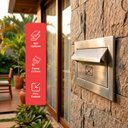 Ver imagem 3 de Caixa de Correio Frente Inox Escovado Corpo em Aço Embutir na Parede - Arkell