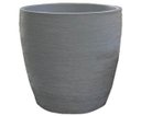 Ver imagem 1 de Vaso Planta 50x50 Oval Moderno Polietileno - CINZA CIMENTO 004